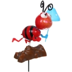 Фигура на спице «Пчёлка с грибочком» 60 см (фигура 14*8 см), микс