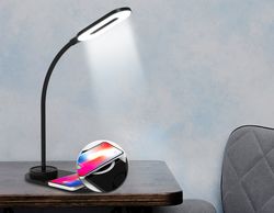 Ambrella Светодиодная настольная лампа с беспроводной зарядкой Desk DE589