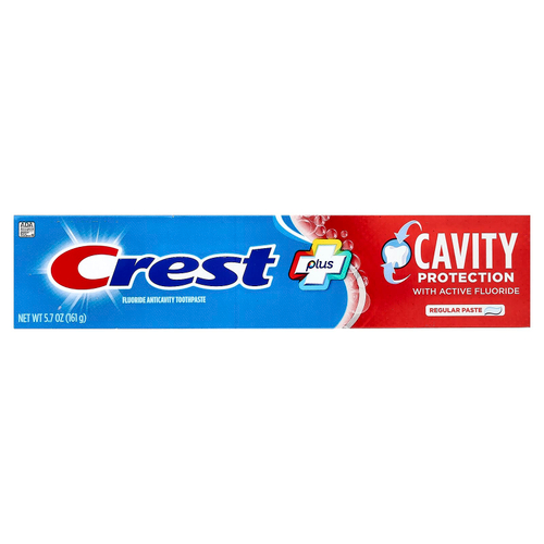 Crest, Cavity Protection, зубная паста с фтором, обычная, 161 г (5,7 унции)