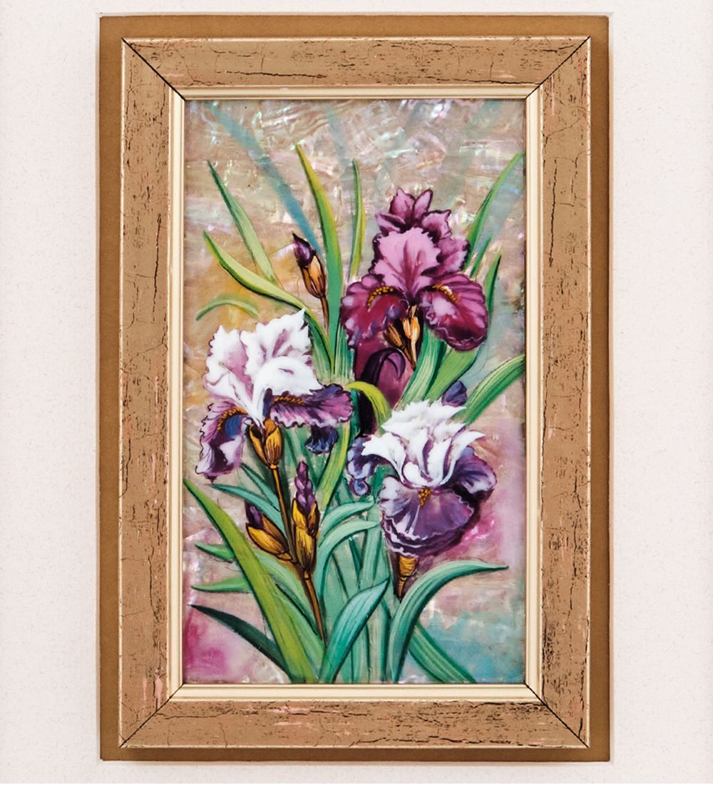 Народные промыслы ШК-55/213-02 Панно «Ирисы»