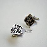 Серебрянные запонки Arte To Mara Jan Vajehani 20220519 Иран