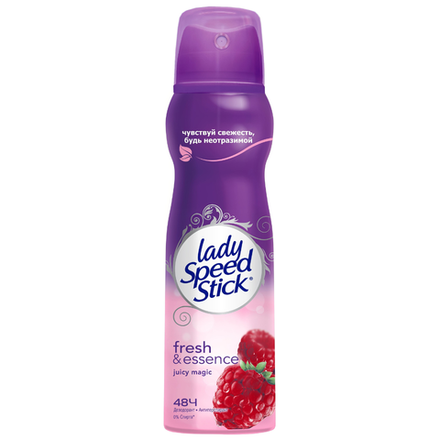 Дезодорант антиперспирант Lady Speed Stick спрей Fresh&Essence Juicy magic 150 мл