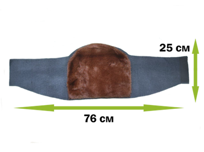 Согревающ.узкий пояс на липучке