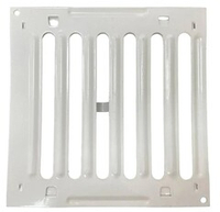 Решетка металлическая регулируемая P-200 250х250 мм белая