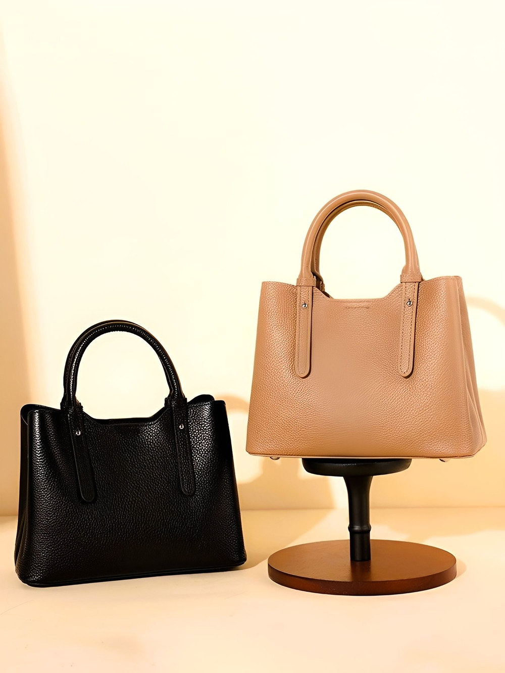 женская сумка на плечо из натуральной кожи