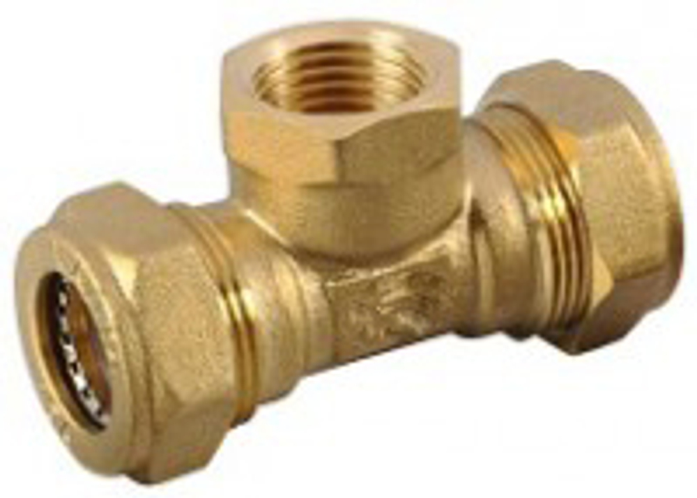 Тройник для гоф. трубы 20х1/2Fх20 VER-PRO (70/5шт)