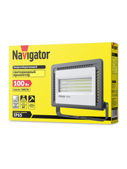 Прожектор светодиодный 14 149 NFL-01-100-4K-LED 100Вт 4000К IP65 8100лм черн. Navigator 14149