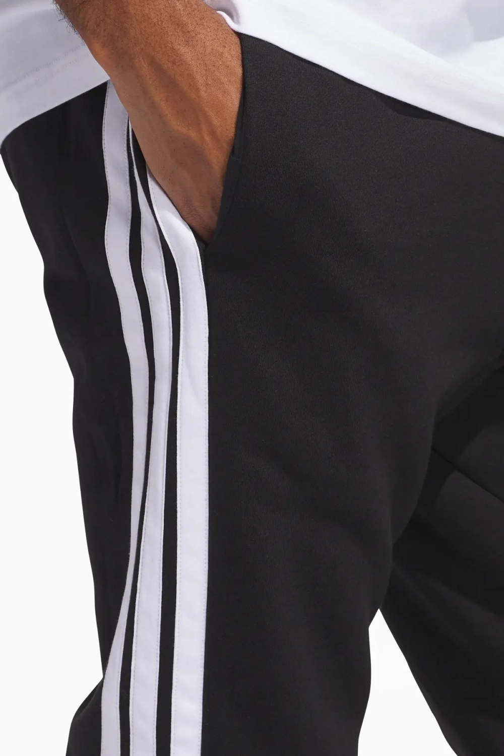 Штаны adidas Essentials 3-Stripes Fleece - черный