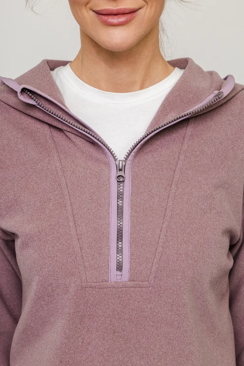 Анорак с капюшоном, женский, цвет "Розовый лёд"