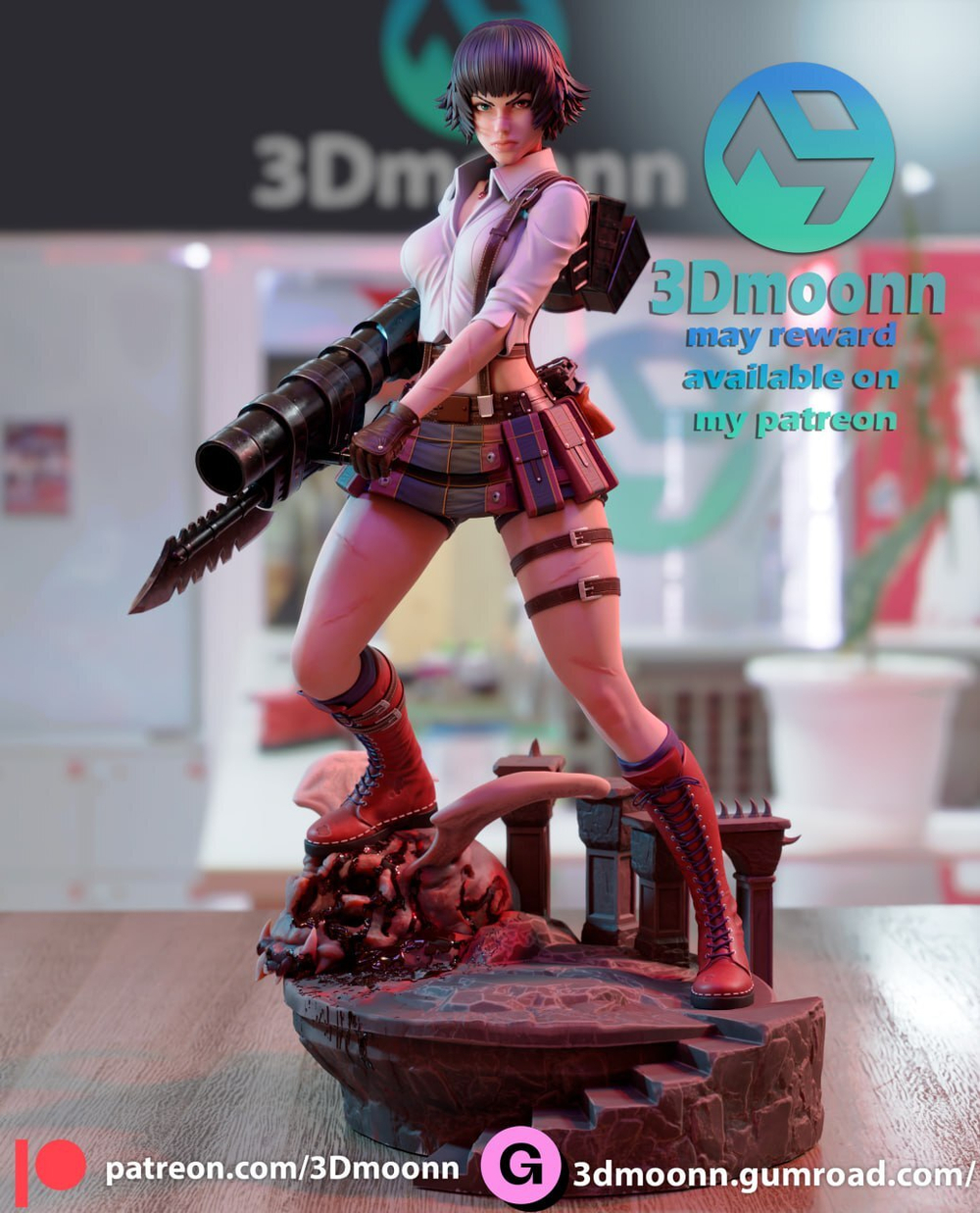 Леди Дьявол может плакать Фигурка Lady Devil may cry dmc