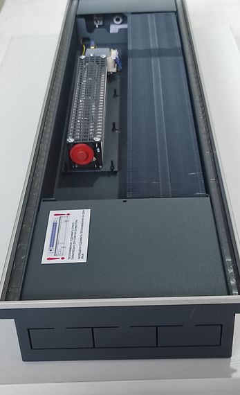 Внутрипольный конвектор Vent KVZV 250-85-2200 с принудительной конвекцией