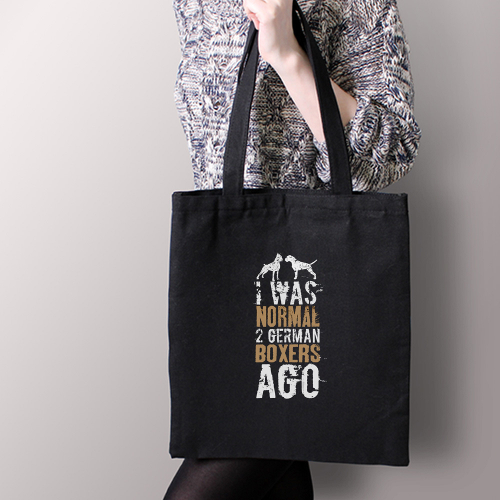 Тканевая сумка "2 Боксера назад"
