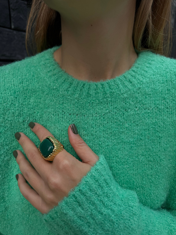 Свитер Shine зеленый