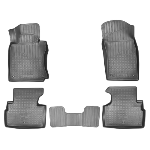Ковры в салон Norplast/Unidec для Infiniti Q50 в кузове V37 (2013-)Полиуретан,Черный, арт.NPA11-C33-730