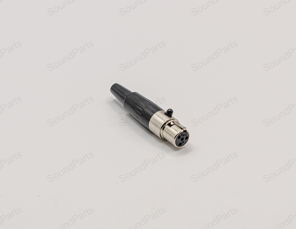 Разъем mini XLR 4 Pin c кнопкой + разъем мама для пайки