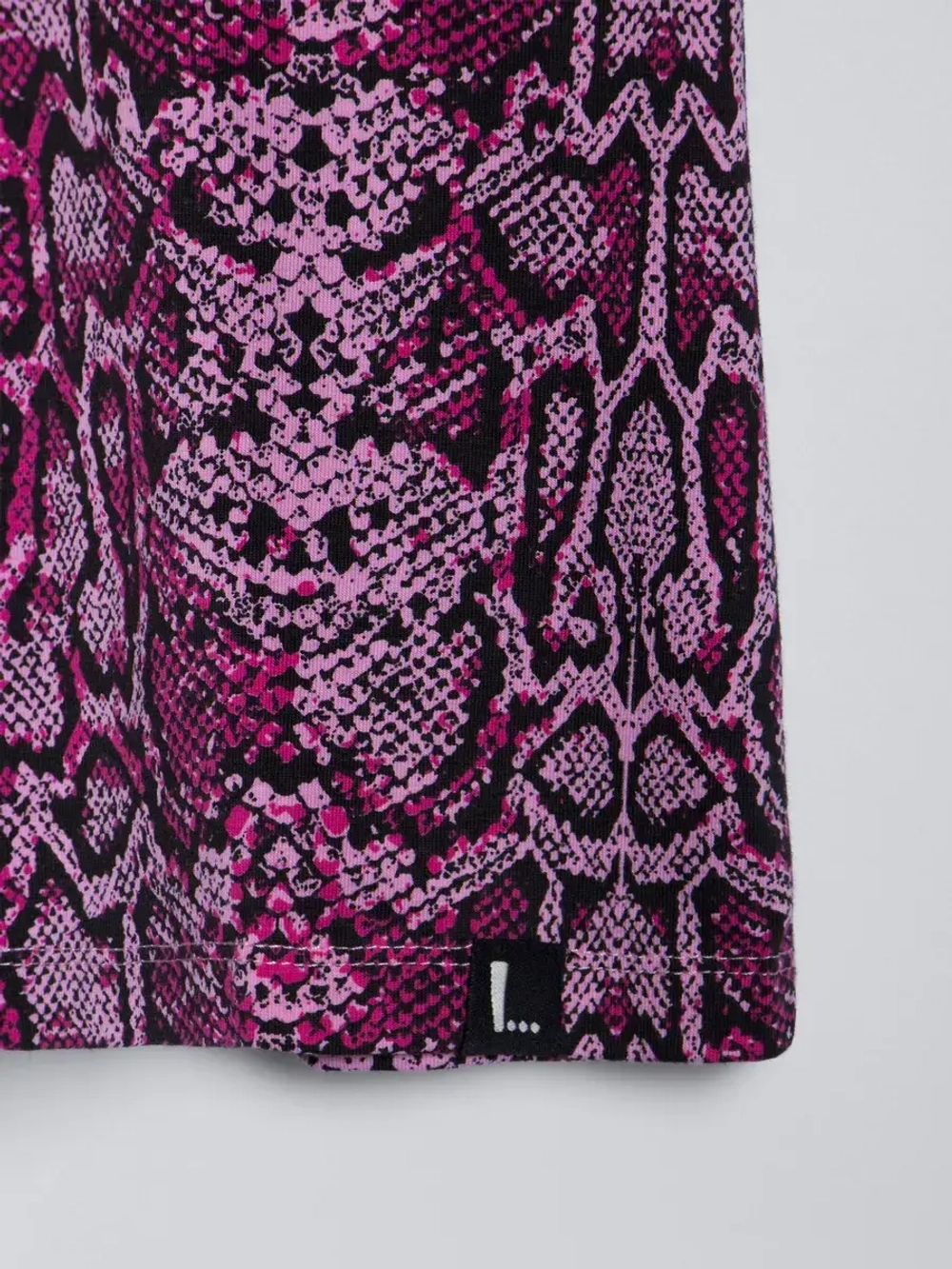 Футболка для девочки оверсайз, принт питон