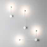 Wall design lamp  Pin 1694 by Vibia (White)