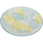 Тарелка керамическая «Эдельвейс» 20*2см, желто-голубая