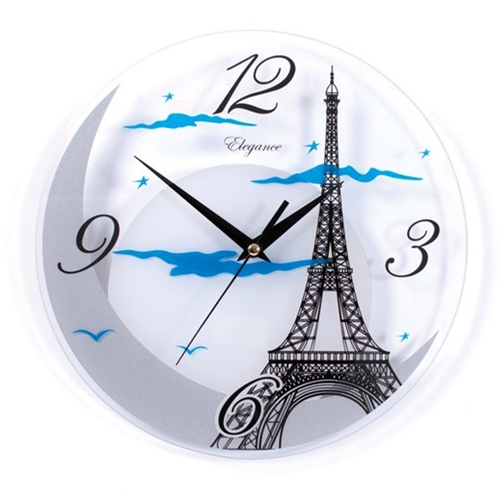 Часы настенные из стекла СО1-15 "Париж"
