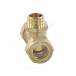Тройник латунь 15Aх1/2"х15 обжим/НР STAHLMANN STML1501/215BEF