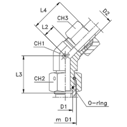 Соединение PN45 DL10 16х1.5 (в сборе)