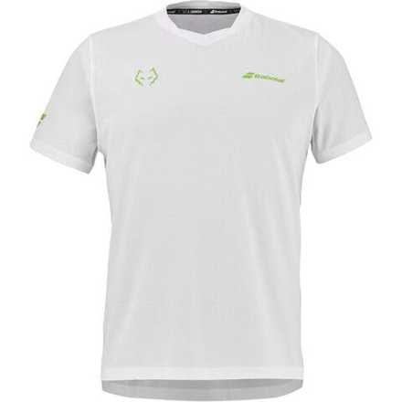 Теннисная футболка Babolat Crew Neck Lebron - white/white