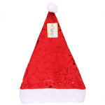 Колпак новогодний «Зимние узоры», красный