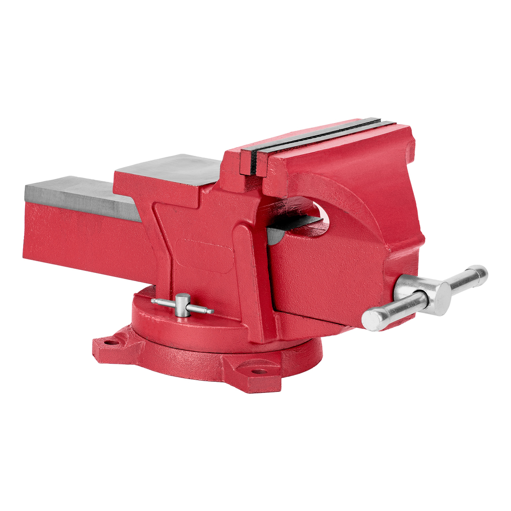 Тиски слесарные, 200 мм, поворотные, с наковальней Matrix