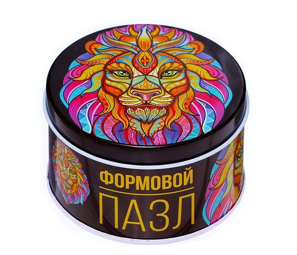 Пазл формовой 76эл. "Сказочный лев" в мет.коробка 7860022 (Puzzle Time)
