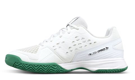 Детские теннисные кроссовки Wilson Rush Pro Jr - white/white/bosphorus