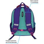 Ранец Berlingo Expert Light Pink blocks 38х28х15с 3 отд., с анатомической спинкой