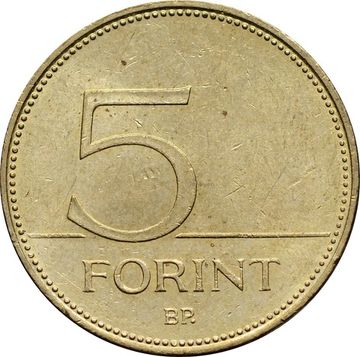 5 форинтов 1992-2011 Венгрия