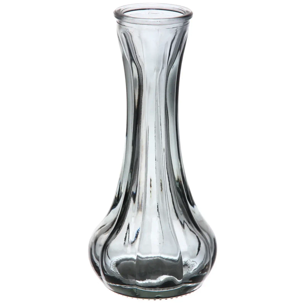 Ваза стеклянная «Муза» 4*16см графит