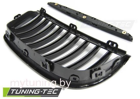 Решетка (ноздри) радиатора GLOSSY BLACK для BMW 3 E90 E91