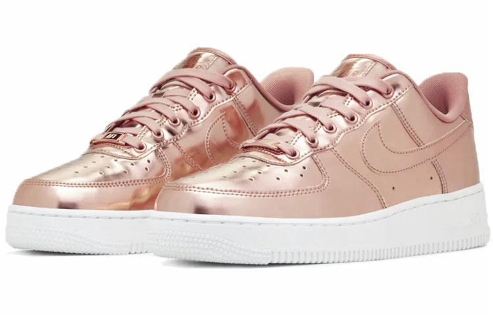 Кроссовки Nike Air Force 1 Low Sp "Liquid Metal" (Женская размерная сетка)