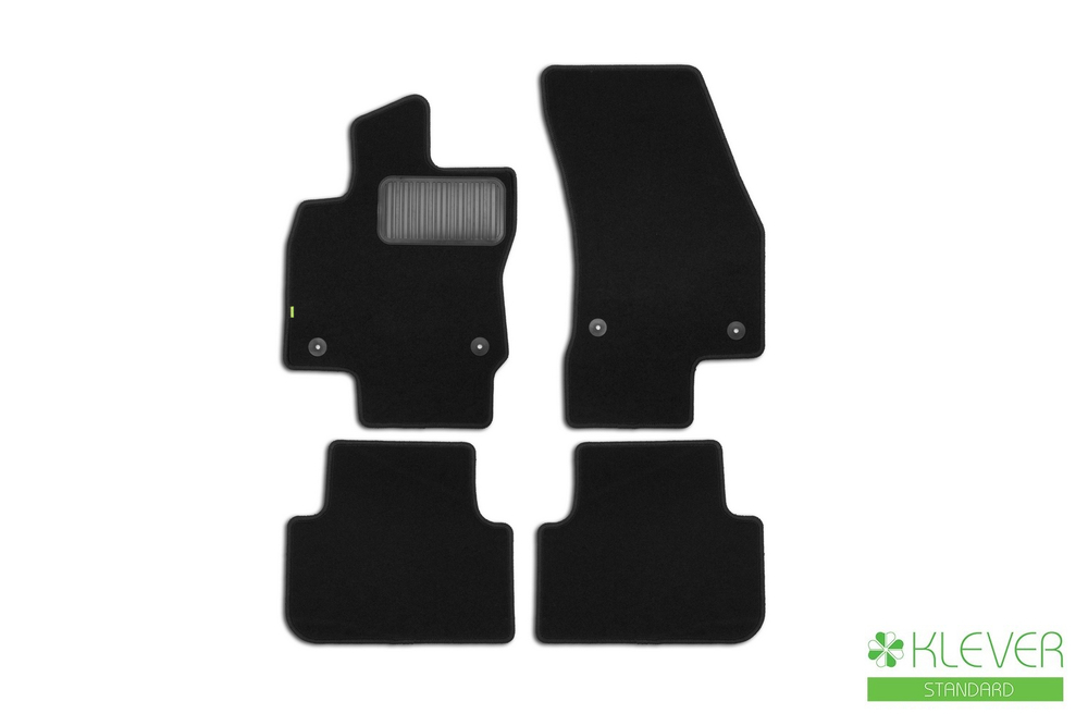 Коврики в салон Klever Standard VOLKSWAGEN Tiguan, 2016-2020, 2020-, кроссовер, 4 шт. (текстиль) Klever.KLEVER02514701210KH