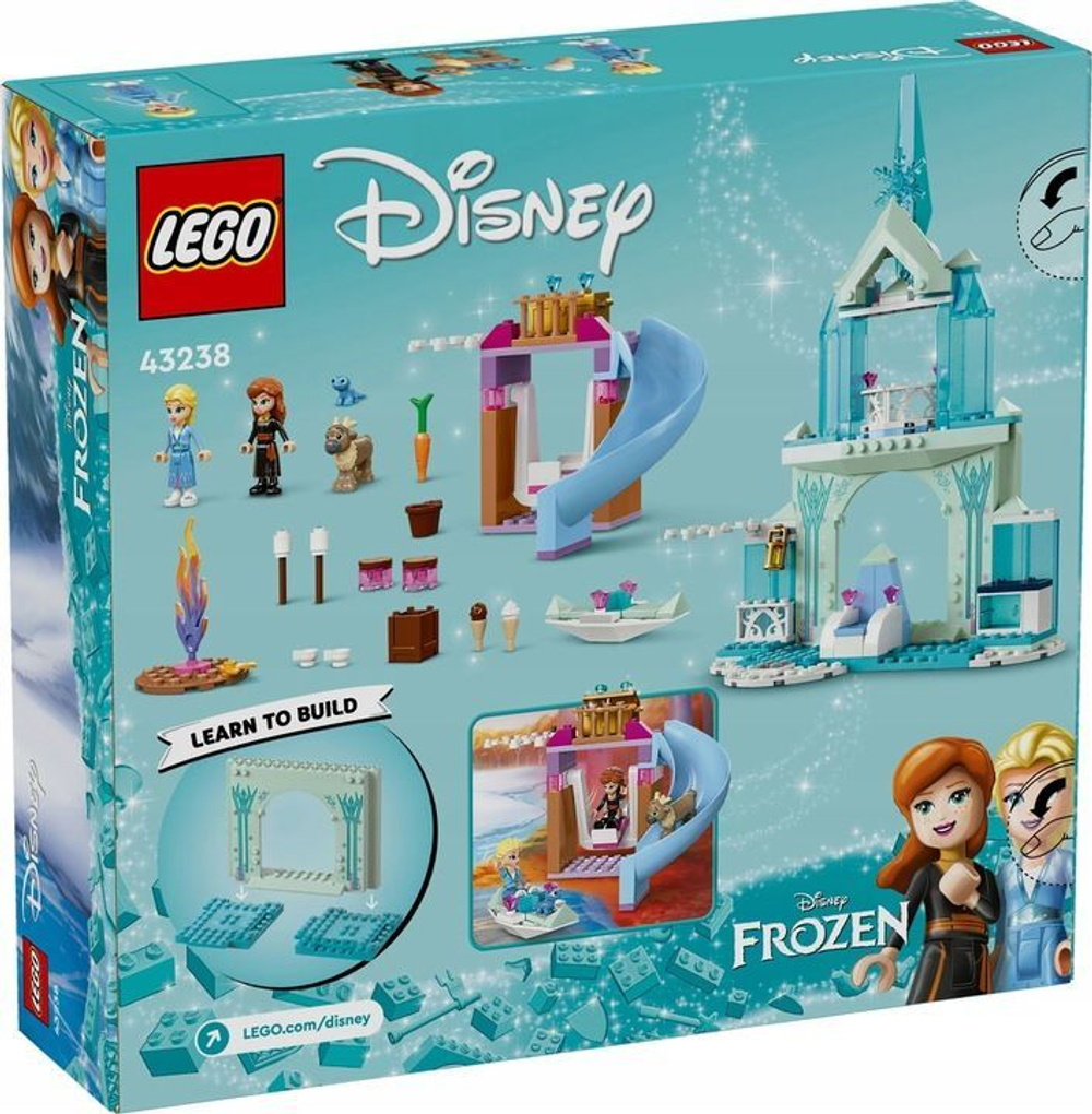 Конструктор LEGO Disney Frozen - Ледяной замок Эльзы - Лего Дисней 43238  купить в Москве | Доставка по России.