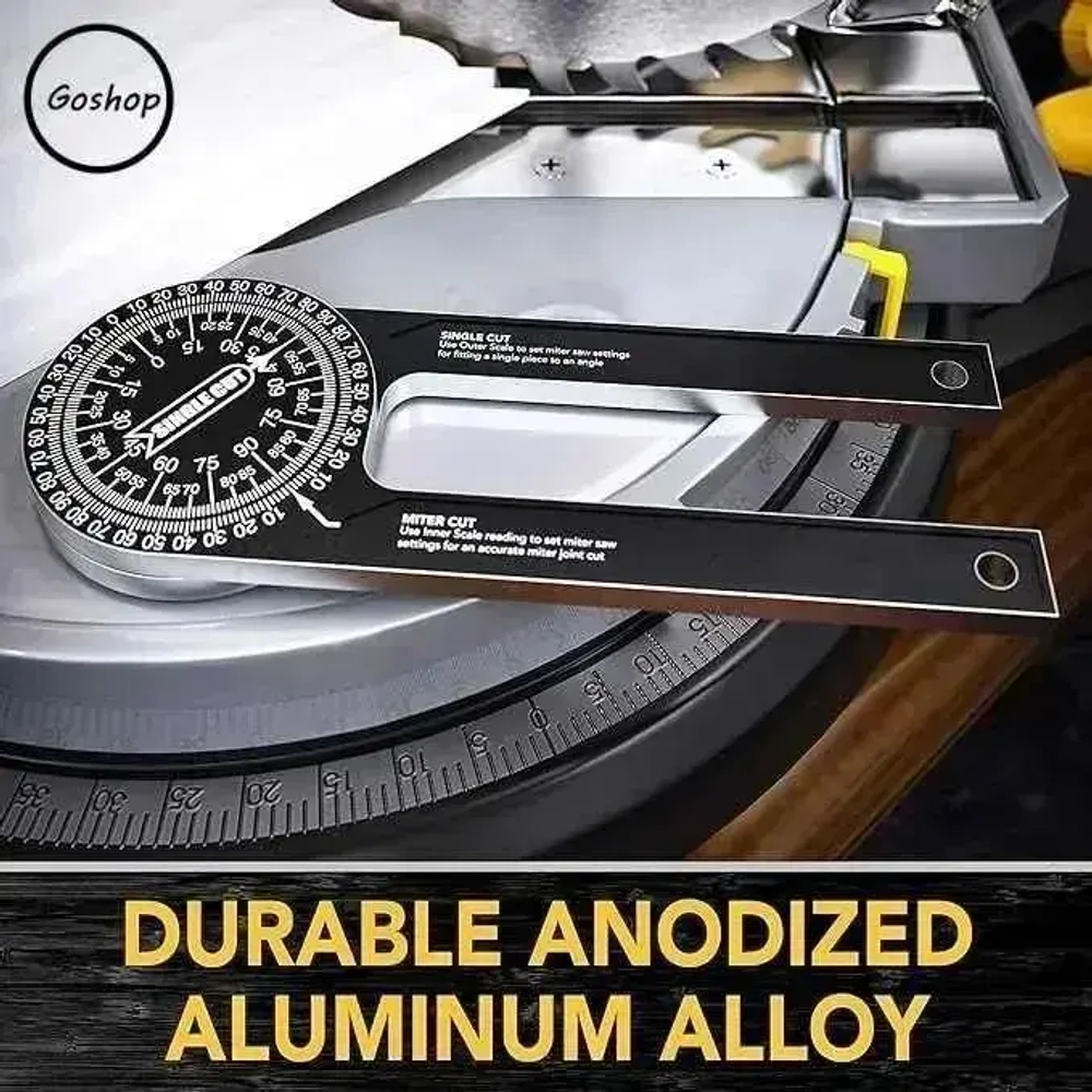 Угломер 185мм х 63мм, Алюминий