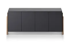 Тумба Basic 4 двери ширина 170 см (черный)