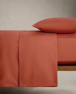 Простыня Zara Home перкаль, хлопок 100%, однотонный, 0051/089