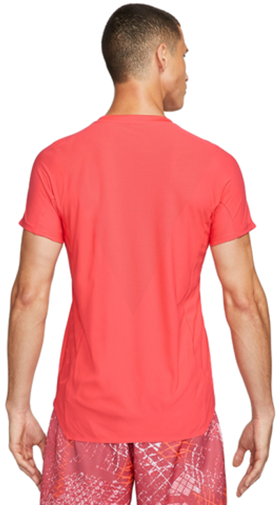 Мужское теннисное поло Nike Court Dri-Fit Slam Tennis Polo - ember glow/white
