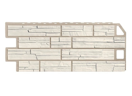 Цокольная панель Сланец Мелованный Белый