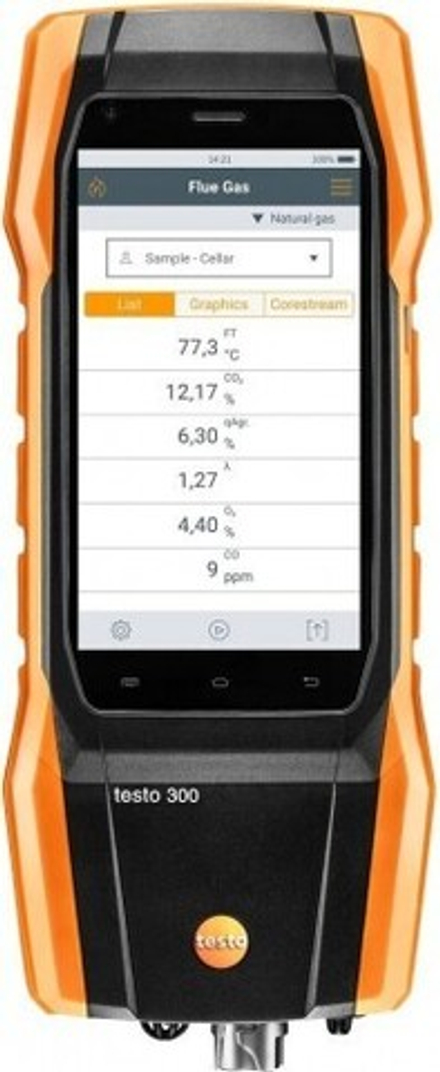 Газоанализатор дымовых газов Testo 300 LL (комплект, с H2 компенсацией) 0564300401