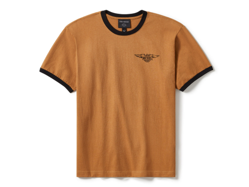 Футболка Willie G Sketch Art Ringer Tee - Dark Chocolate Harley-Davidson