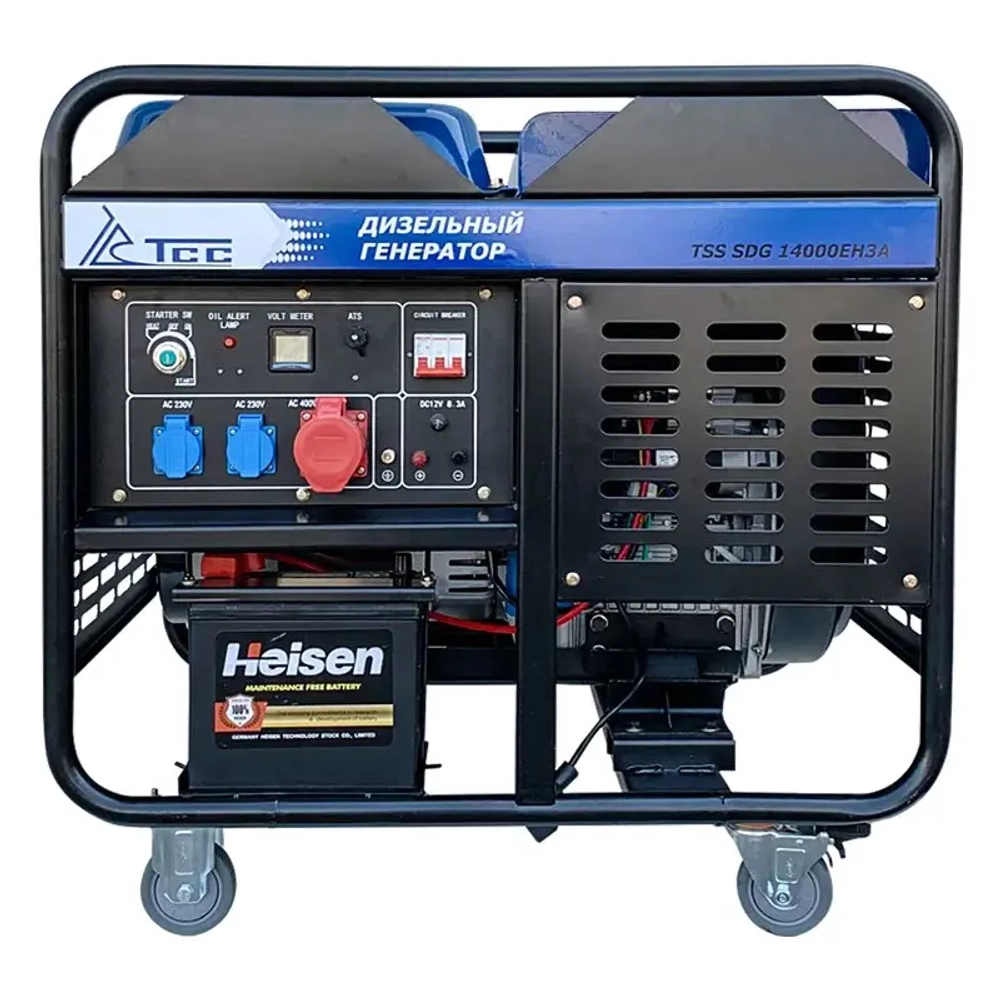 ТСС SDG 14000EH3A дизель генератор с блоком АВР ТСС АВР-С 14000D/230/400 100040/190095