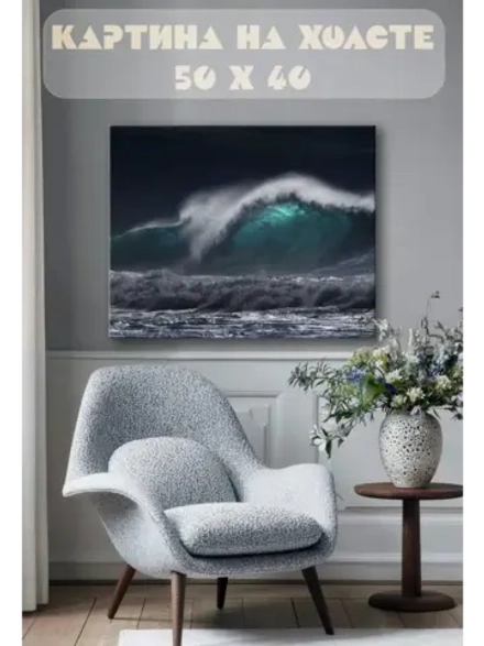 Картина на стену 40 X 50 Волны