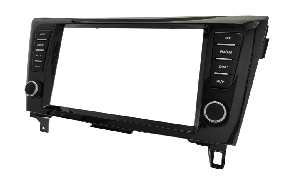 Комплект рамки с разъёмами 9" Nissan Qashqai J11, X-Trail T32 2014-2022 (без 360) маленькая с кнопками - Car-Smart 7015F3