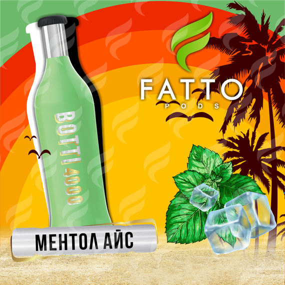 FATTO PODS BOTTI (2% nic) – Menthol Ice