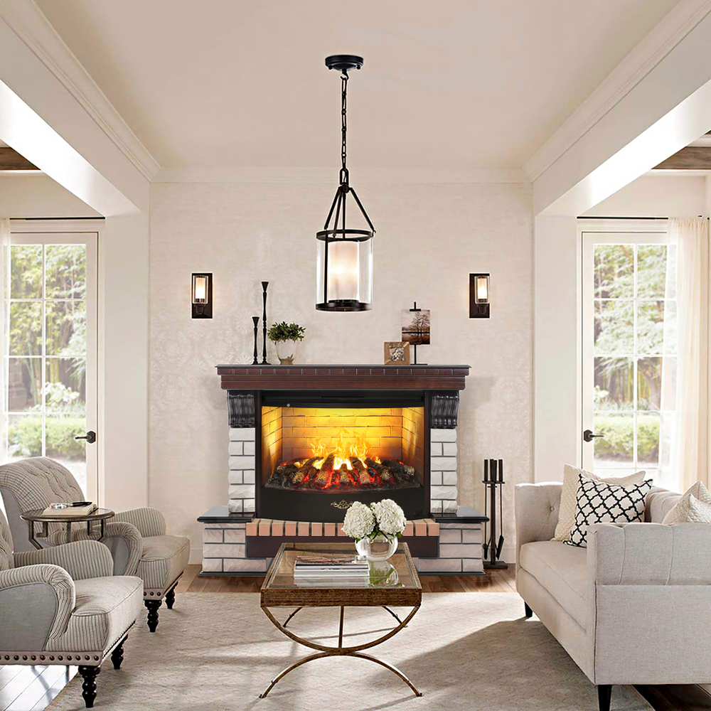 Каминокомплект Real Flame Country 33/33W AO с очагом 3D Firestar 33