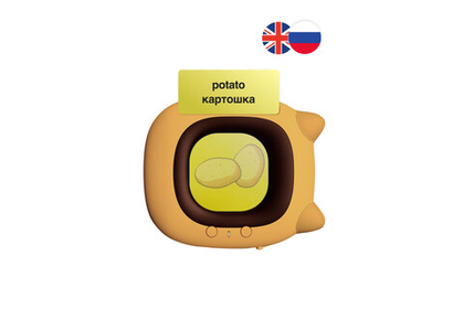 Обучающая игрушка Prolike с карточками, английский язык, оранжевый